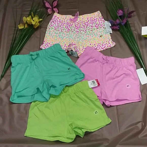 Wonderkids Other - Bundle of 4 NWT shorts girls 4t, Wonderkids